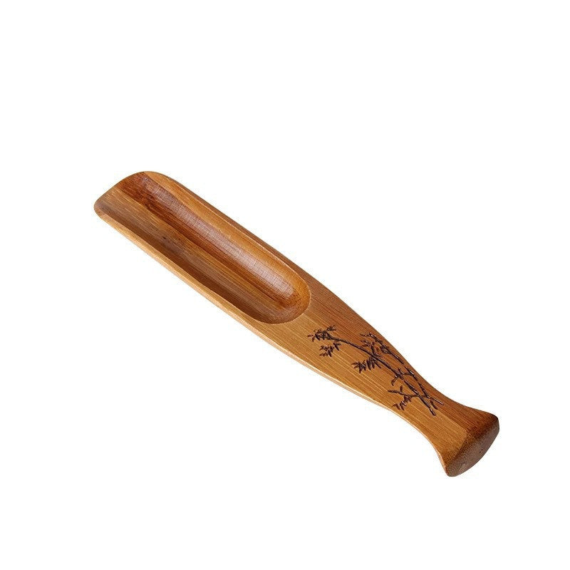 Bamboo Tea Spoon Tea Shovel Measure And Divide Tea Spoon Enjoy Tea Lotus