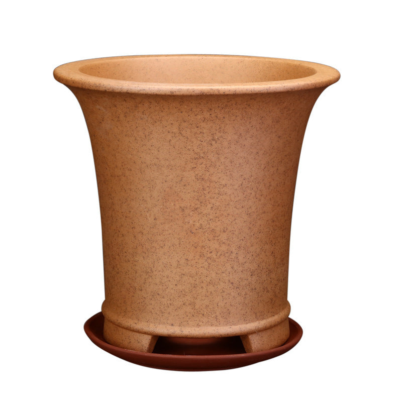 Firewood Purple Sand Orchid Pots Bamboo Basin Breathable Bonsai